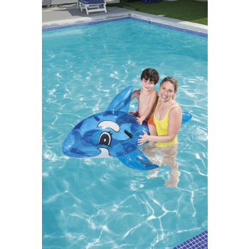 Materac dmuchany Waleń do pływania dla dzieci 3+ BESTWAY 157x94cm + Uchwyty